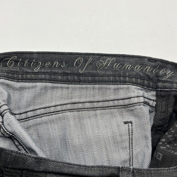 Citizens of Humanity Black Avedon Stretch Low Waist Skinny Leg Size 28 - Picture 9 of 16